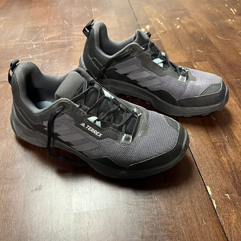 adidas Terrex Gray and Black Trail Sneakers